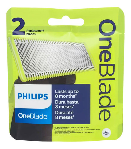 Philips Oneblade Cuchilla De Repuesto Qp220 (2 Repuestos)