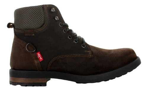 Levi's Bota Trabajo Casual Piel Gamuza Cafe Hombre 82229