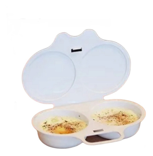 Plato Tazón Huevos En Microondas Sin Salpicaduras Ni Aceite