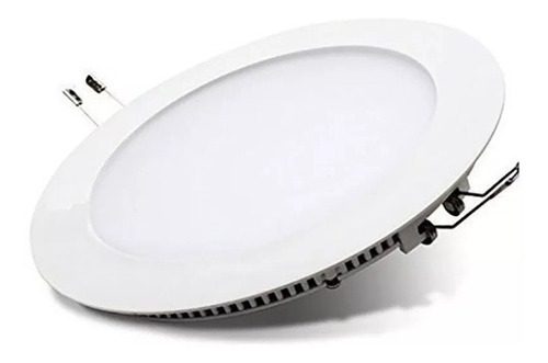 Plafon Led 12w Panel Spot Redondo Embutir Calido Frio 220v