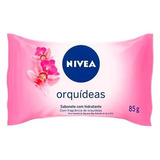 10 Sabonetes Com Hidratante Nivea Orquídeas Embalagem 85g