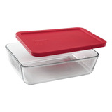 Fuente Pyrex Simply Store Vidrio Templado Con Tapa 1,5 L