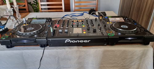 Kit Cdj + Mixer Pioneer 2000