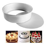 Molde De Aluminio Para Tortas Desmontable 24cm Molde De Aluminio 24cm Molde Redondo Desmontable 24cm Tarta Molde Desmontable Queque Muffin Molde Repostería Desmontable 24cm Ponque Pastel Pasteleríacl