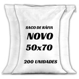 Saco De Ráfia Novo 50x70 Com 200 Unidades Para 50kg Oferta