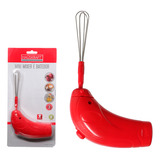 Mini Mixer E Batedor Hauskraft Cor: Vermelho