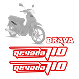 Calcomanias Pegatinas Sticker Moto Brava Nevada 110