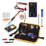 Kit De Electronica Para Soldar - 9 Piezas Con Tester