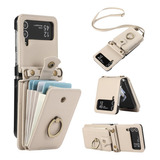 Funda Telefono Para Galaxy Z Flip 3 5g 2021 Con Correa Cruza