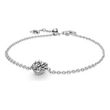 Pulsera Pandora Corazón Con Árbol De Familia + Kit De Regalo