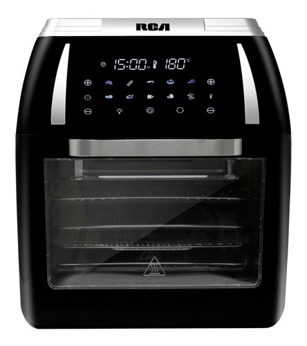 Horno De Mesa Eléctrico Rca Rc-108 12l Negro 120v