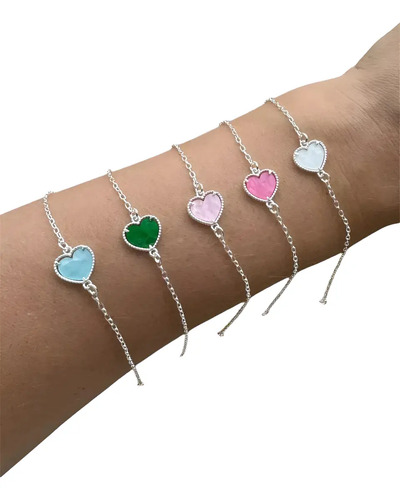 Pulseira Coração Prata 925
