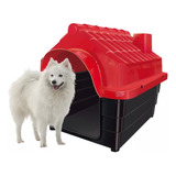 Casa Pet Casinha Cachorros Grande Gato Vermelho Dog Médio N5