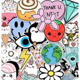 Pack 20 Stickers Kawaii Para Termo, Mate, Compu