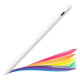 Lapiz Optico Capacitivo Punta Fina Para iPad Color Blanco
