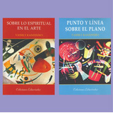 Lote 2 Libros Kandinsky - Punto Y Línea Sobre El Plano