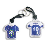 Chaveiro Do Brasil Camisa Curto C/gel Sort Enjeplastic C/12