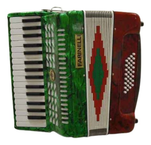 Acordeon Farinelli 1306 1b 32 Teclas 32 Bajos Bandera