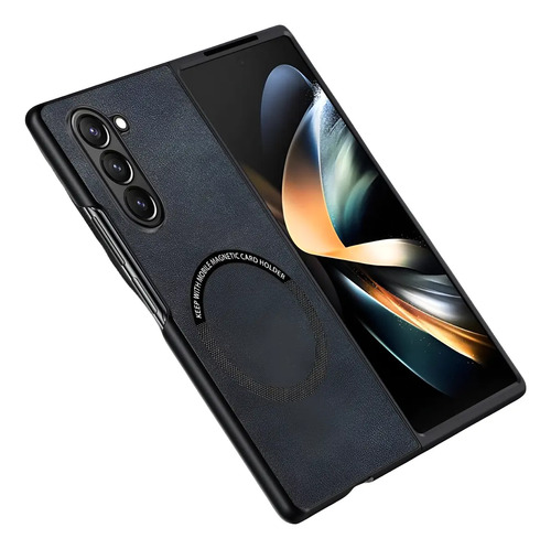 Funda Para Samsung Galaxy Z Fold 4 5g \u002F Galaxy Z Fold 5 5g \u002F Fold 6 \u002F Galaxy Z Fold 7 Leather Protector Phone Case Cover Support Wireless Charging | MercadoLibre