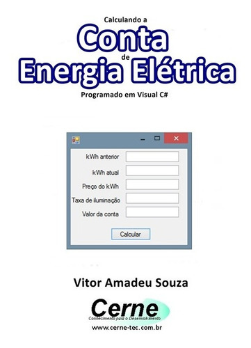 Livro Calculando A  Conta De Energia Elétrica Programado ...