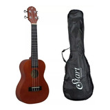 Ukulele Giannini Concerto Uks23ns + 3 Palhetas