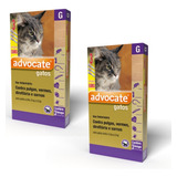 2 Combos Antipulgas Advocate Gatos 0,8ml 4/8kg - 6 Pipetas