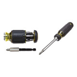 Klein Tools 32308 Destornillador Rechoncho Multibit Y Des