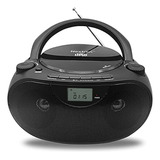 Radio Reproductor Am/fm Y Cd Con Bluetooth Portátil, Negro