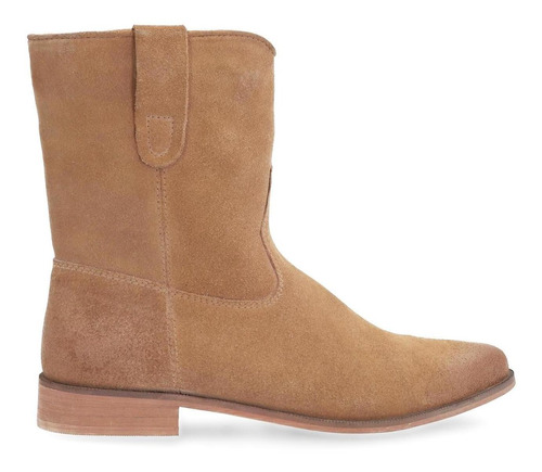 Botín Cuero Beige Mujer 28512 Gotta