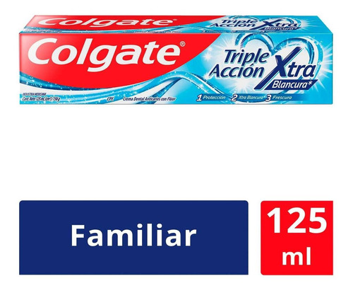 Pasta Dental Colgate Triple Acción Extra Blancura 125ml