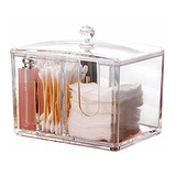 Organizador Para Algodón Y Hisopos Clear Acrylic