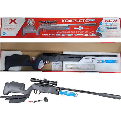 Rifle Aire Pcp Umarex Komplete Ncr Calibre 5.5mm Xchws P Negro 558.8 Mm | Envío gratis