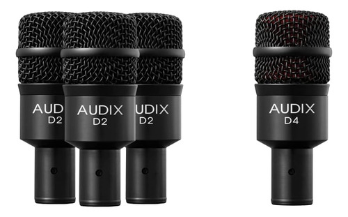 Paquete De Micrófono De Batería Audix D2 Trio De 3 Piezas Co