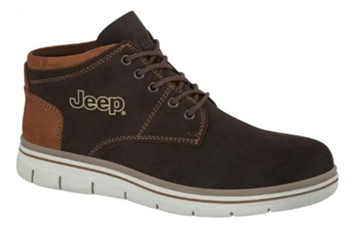 Bota Jeep Casual Hombre Mod 5050 1136847 Piel Cafe