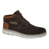 Bota Jeep Casual Hombre Mod 5050 1136847 Piel Cafe