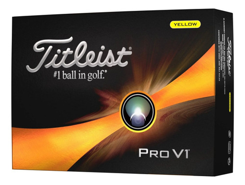 Pelota De Golf Titleist Pro V1 2023 - Yellow / Docena