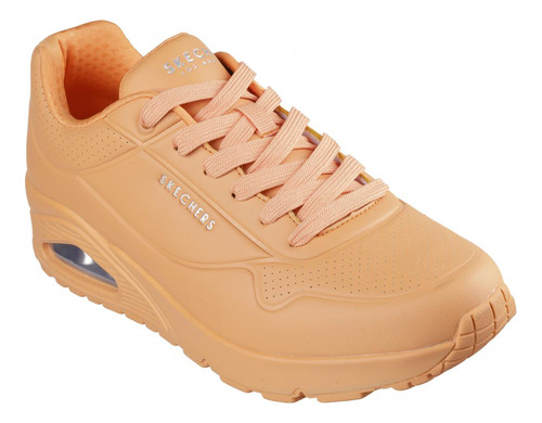 Zapatilla Hombre Uno Stand On Air Naranjo Skechers