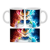 Mug Pocillo Taza Dragón Ball Super Vegeta Super Sayayin Blue