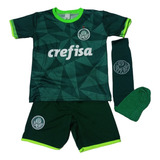 Conjunto Completo Futebolpalmeiras  Meião  Uniforme Infantil