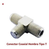 Adaptador F Hembra En T Conector, Antena, Tv Cable