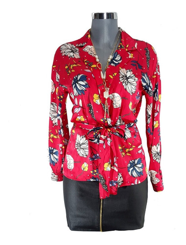 Kimono Chico Blazer Saco Dama Flores