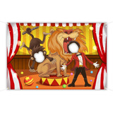 Telón De Fondo De Carnaval De Circo De 5 X 3.3 Pies, Accesor