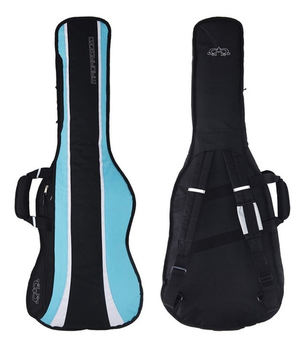 Funda Acolchada Guitarra Electrica Madarozzo Ritter Azul