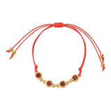 Pulsera Roja Hilo Encerado Regalo Amor / Amistad