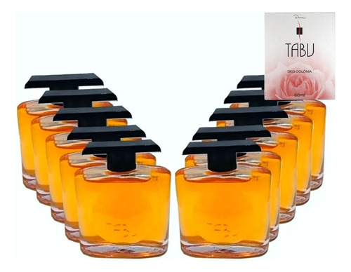 Perfume Tabu Tradicional Deo Colonia 60ml 10 Unidades