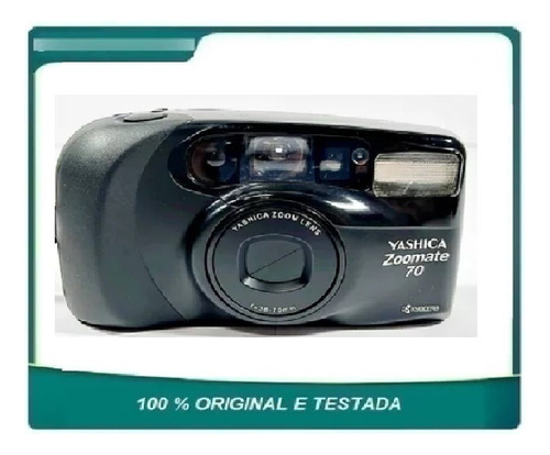 Câmera Yashica Mod. Zoomate 70 Funcionando Perfeitamente