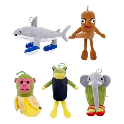 Kit de 5 Peluches Brainrot Coleccionables, Suaves para Niños y con Personajes Peculiares | Envío gratis