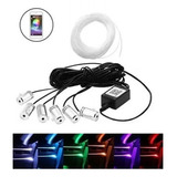 Luz Interior Del Coche Tira De Led 5in1 6m Rgb App Control