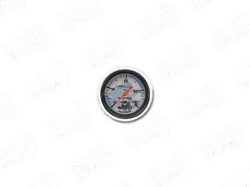 Reloj Presion Nafta Competicion F. Plateado 15 Psi D60mm