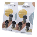 Pack 6 Und Gancho Adhesivo Perchero Pared - Adcesorios